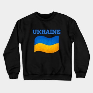 The Flag of Ukraine, ukranian flag Crewneck Sweatshirt